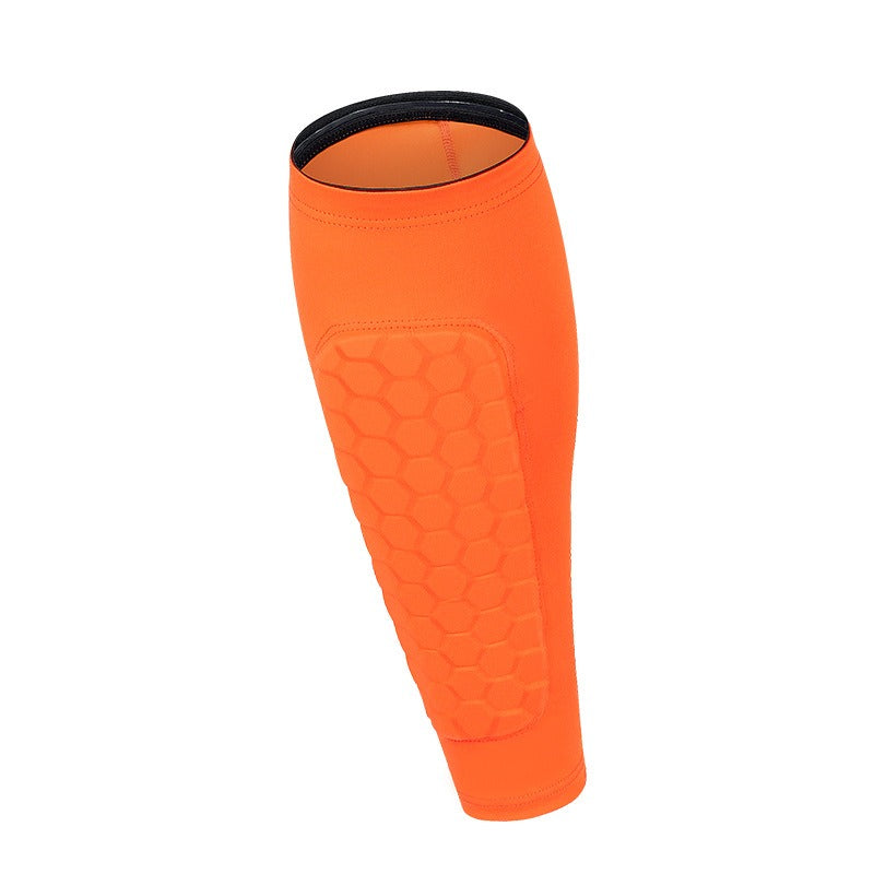 Sports calf protection honeycomb anti-collision leg protectors football basketball cycling running equestrian shin protectors