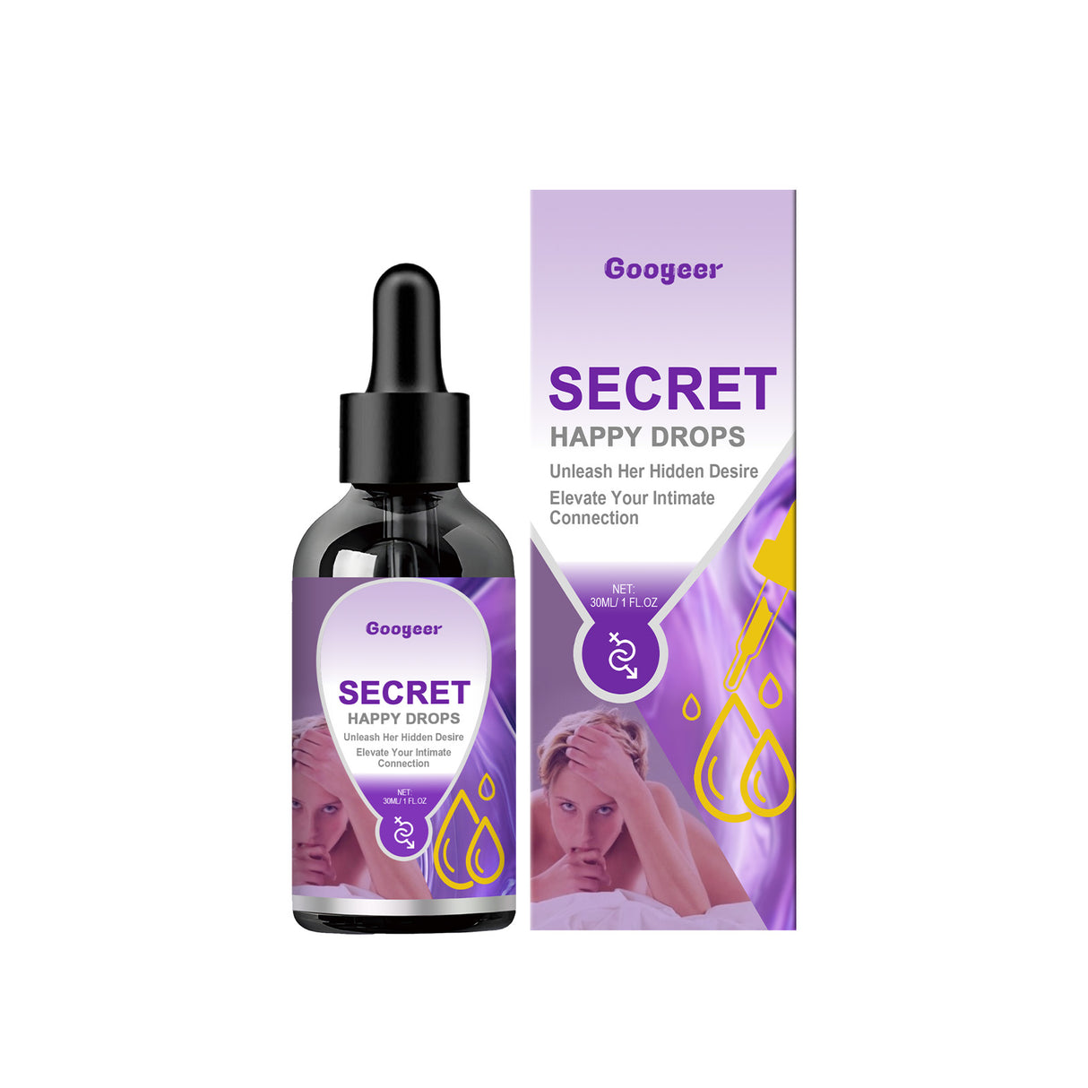 Secret Happiness Drops, Body Supplement Secret Happiness Drops Body Care - V.I.P Digital Presence