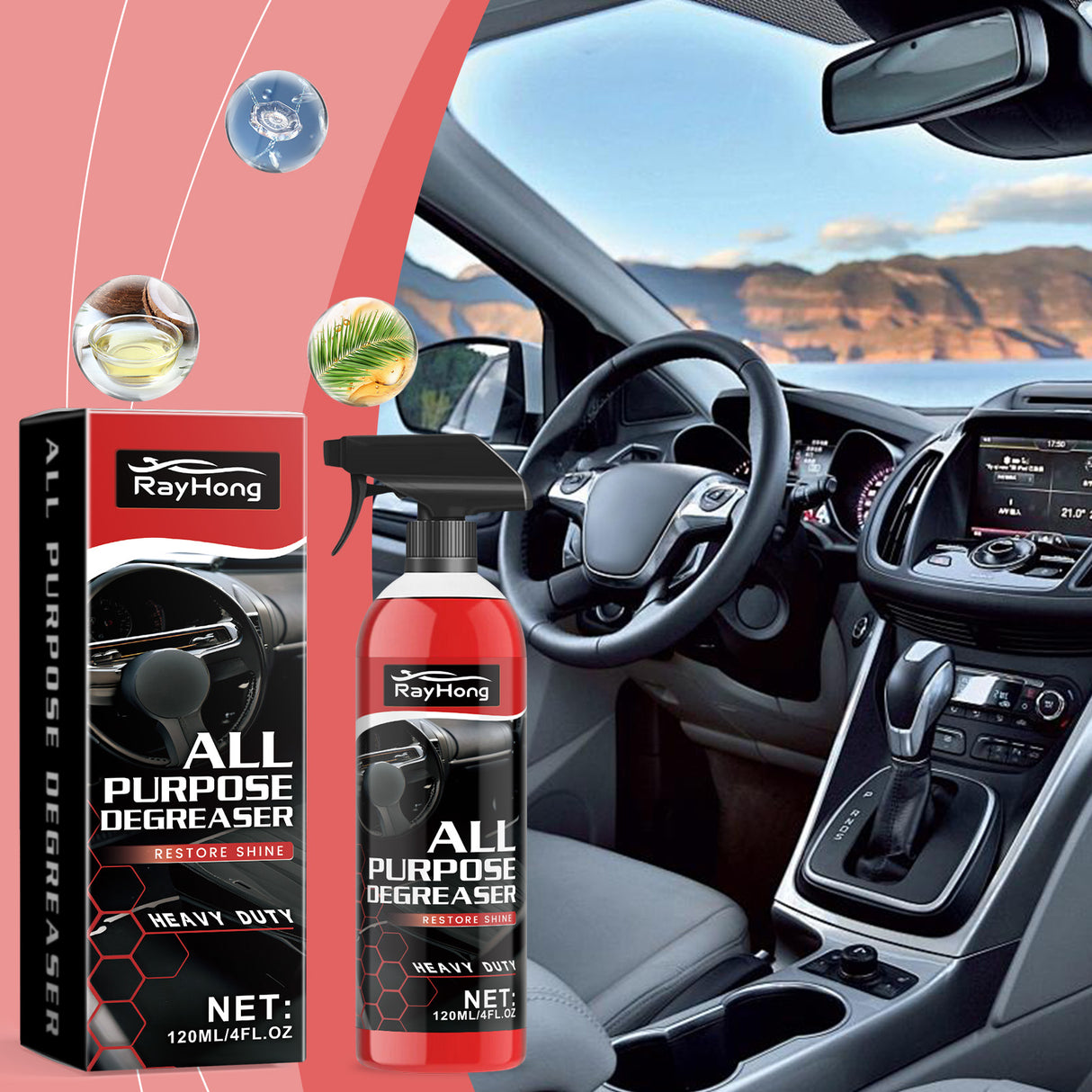 Car Multi-Functional Cleaner Seat Steering Wheel Wheel Body Inside And Outside Stain Cleaner - V.I.P Digital Presence