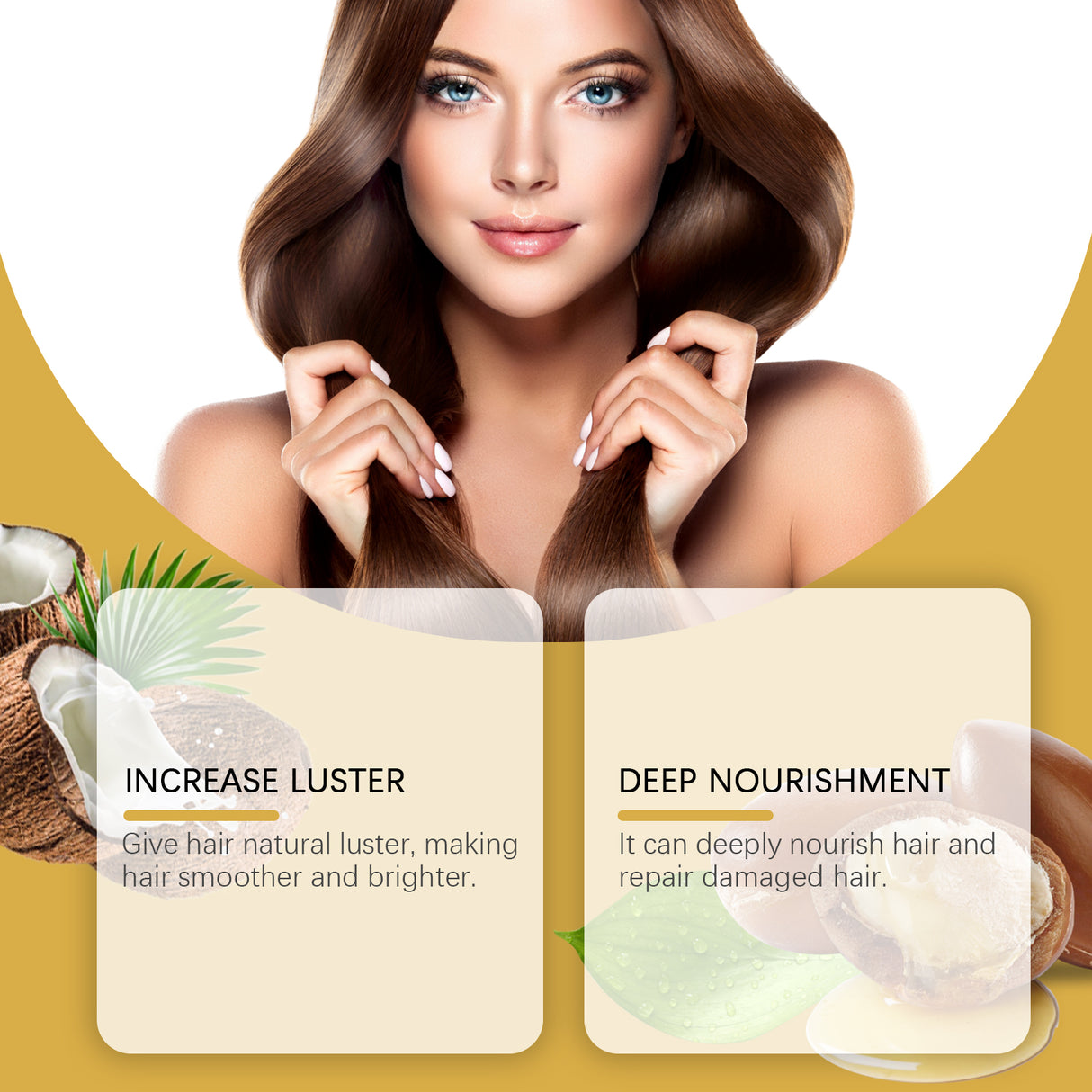 Morocco Hair Care Essential Oil Capsules Improve Dry Hair And Irritated Hair, Soft And Moisturizing Hair Care Essential Oil - V.I.P Digital Presence