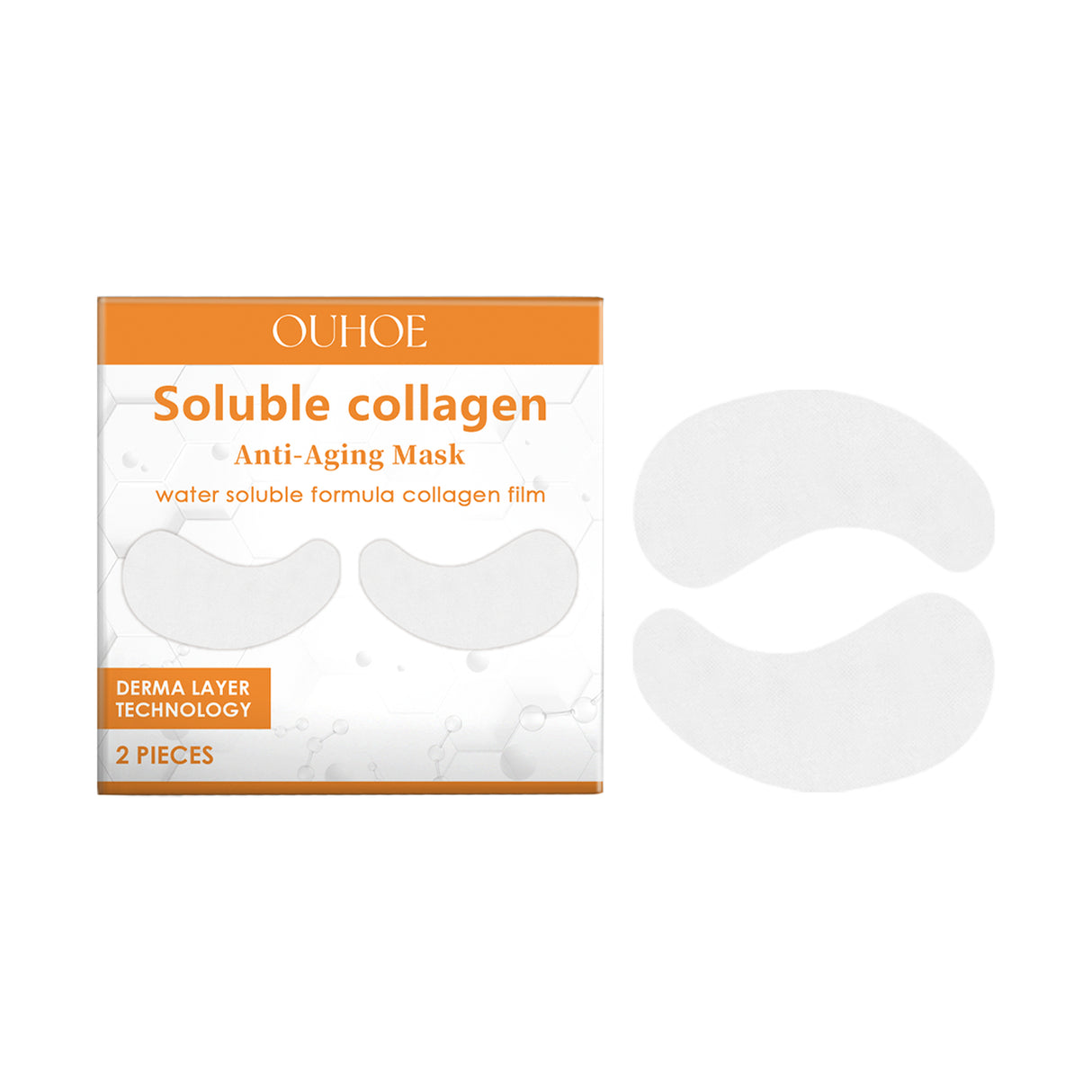 Ouhoe Collagen Soluble Eye Mask Tights Eye Area, Lightening Fine Lines And Hydrating Eye Mask - V.I.P Digital Presence