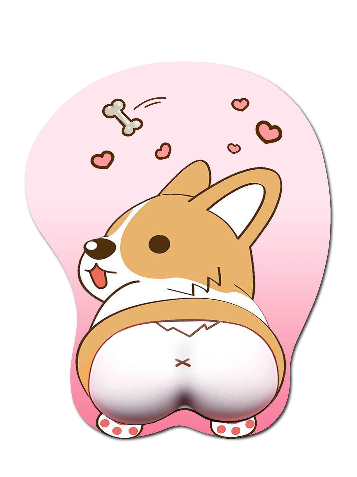 Lovely Corgi Non Slip Silica Gel Wrist Rest Mouse Pad Wrist Support Computer Ergonomic Mouse Mat Comfortable - V.I.P Digital Presence