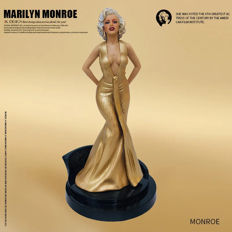 Hot toys Marilyn Monroe beautiful woman Immovable statue With base cake Pendant Collectible decoration Model Toy Figures gifts - V.I.P Digital Presence