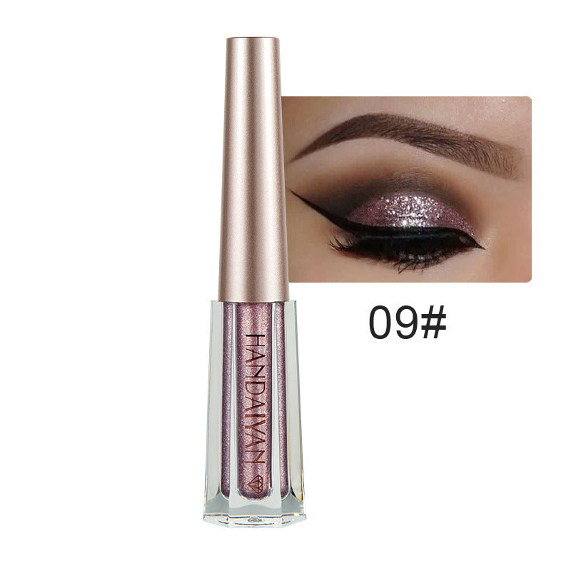 HANDAIYAN Diamond Pearl Liquid Eye Shadow 12 Colors Shining Bright Eye Shadow Liquid - V.I.P Digital Presence