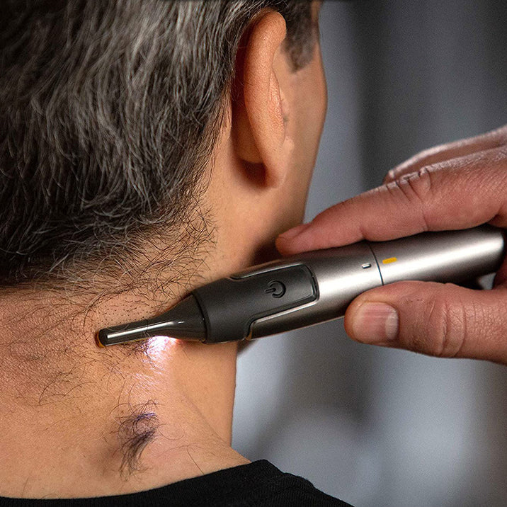 Electric nose hair eyebrow sideburns trimming and repairing device electric charging mini shaver shaving knife for men - V.I.P Digital Presence