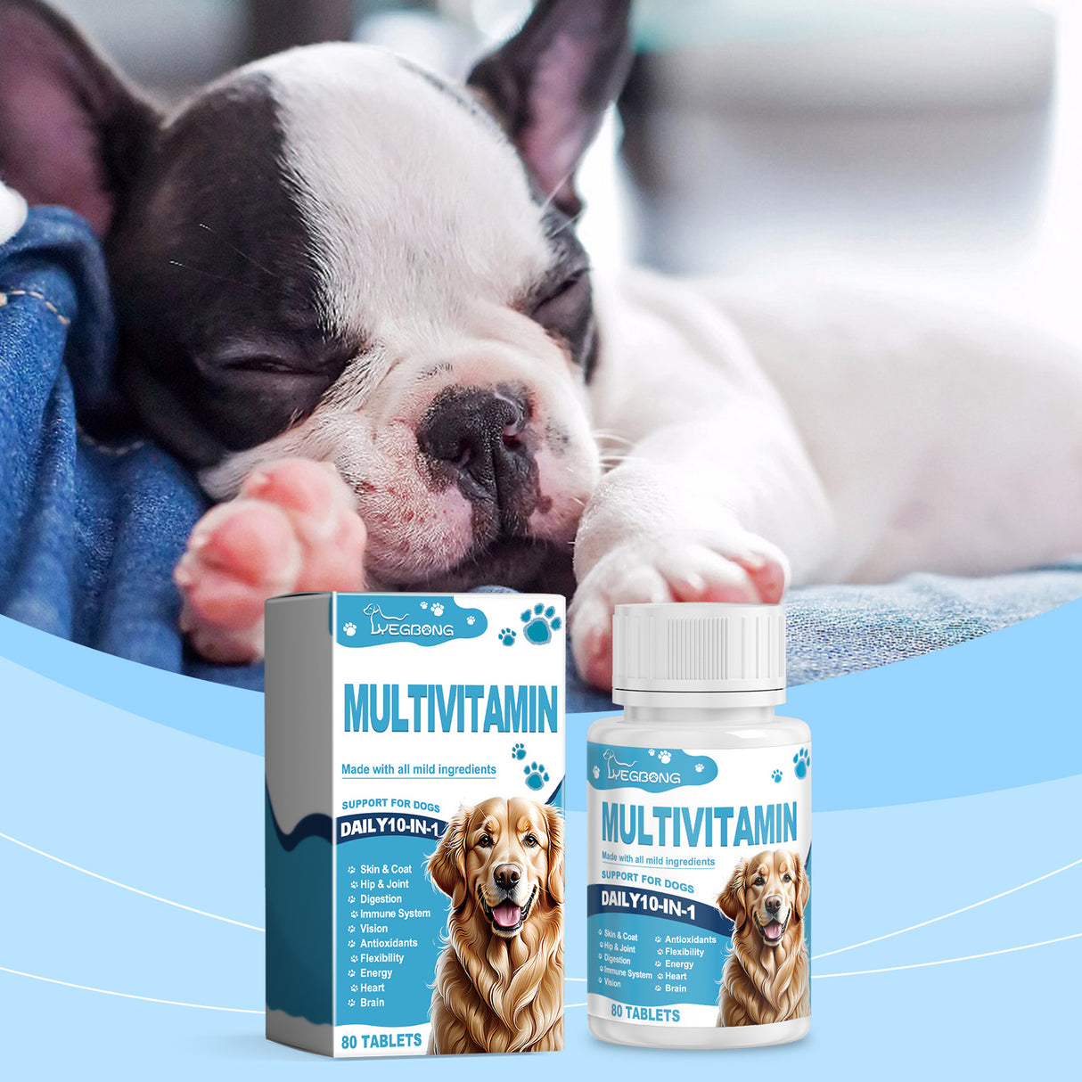 Multivitamin Tablets For Dogs, Cats, Dogs And Pets Absorb Nutritional Health Supplements - V.I.P Digital Presence