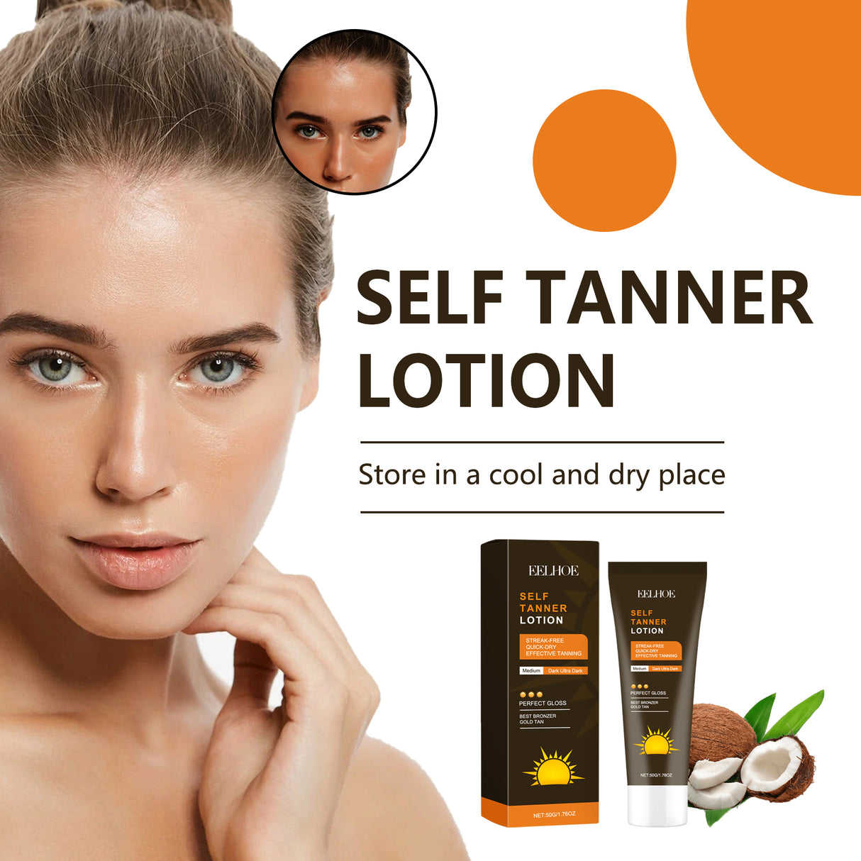 Self Tanner Lotion, Outdoor Sun Quick Tanning Wheat Healthy Skin Hydrating Summer Beach - V.I.P Digital Presence