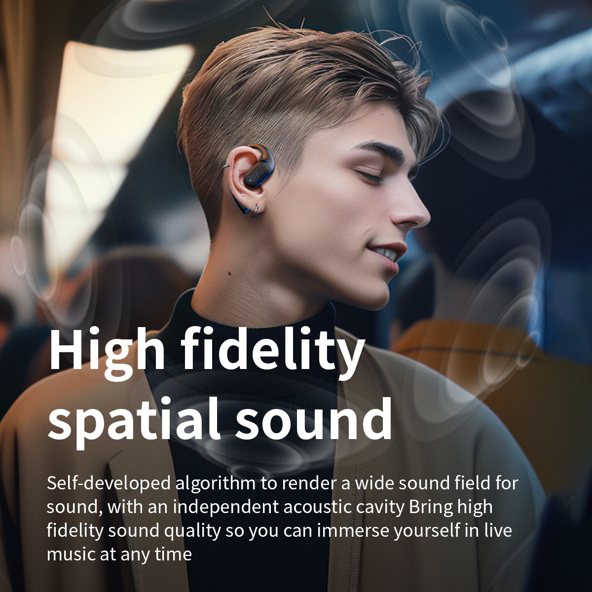 Business Sports Single Side Bluetooth Earphones New Car Mounted Bluetooth Earphones Wireless No In Ear Long Battery Life - V.I.P Digital Presence