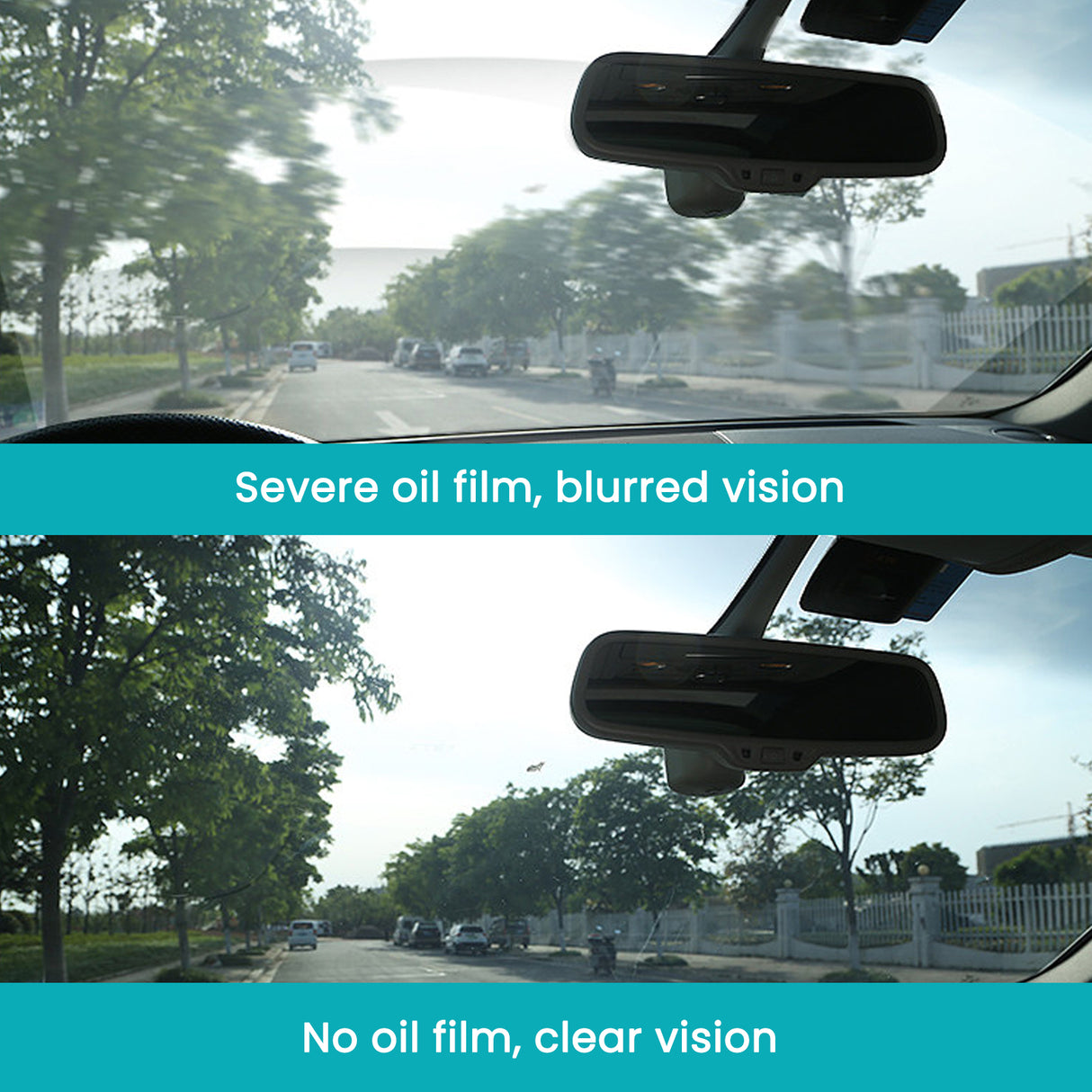 Glass Oil Film Removal Wipes, Car Windshield Anti-Fog Anti-Oil Anti-Rain Cleaning Wipes - V.I.P Digital Presence
