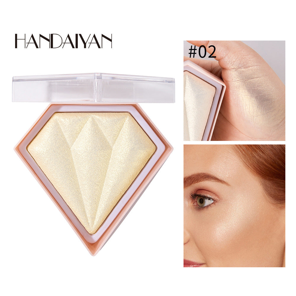 Diamond Highlighter Powder Brighten Skin Tone Repair Glitter Powder Nose Shadow Modification Stereo Brightening - V.I.P Digital Presence
