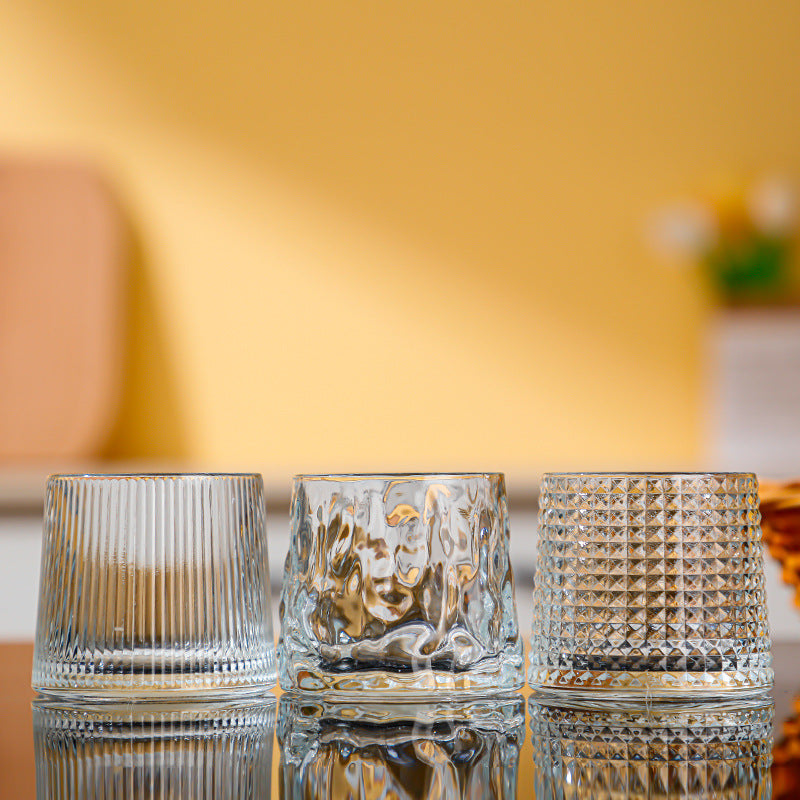 Mountain View Glass Cup Fuji Mountain Tibetan Mountain Cup Japanese Whiskey Wine Cup Household High Beauty Water Bottle - V.I.P Digital Presence