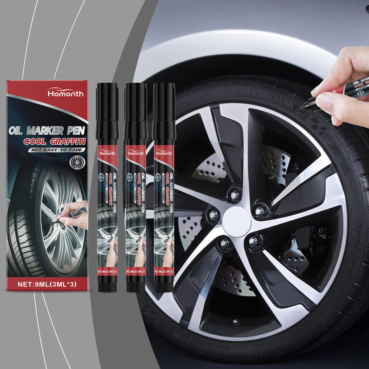 Car Tire Oil Marker Car Tire Paint Graffiti Paint Cool Diy Car Marker - V.I.P Digital Presence