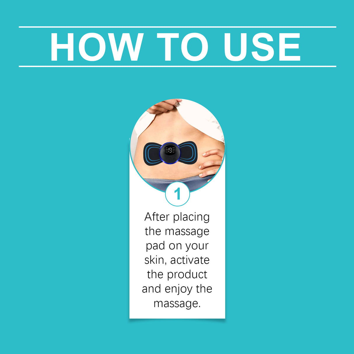 Convenient Vibrating Body Instrument, Body Fit Comfort Massage Pad Shows Off The Body Lightweight Massager - V.I.P Digital Presence