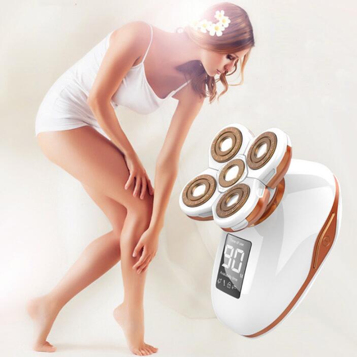 5 in 1 Ladies Shaver Electric Shaver Five Head Floating Hair Removal Apparatus Hair Removal Apparatus - V.I.P Digital Presence