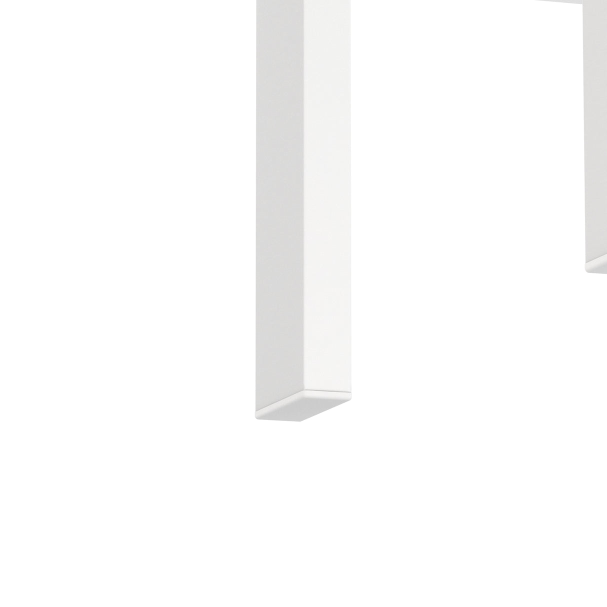 Set of 2, Modern Tempered Glass Tea Table Coffee Table End Table, Square Table for Living Room, Transparent/White - V.I.P Digital Presence