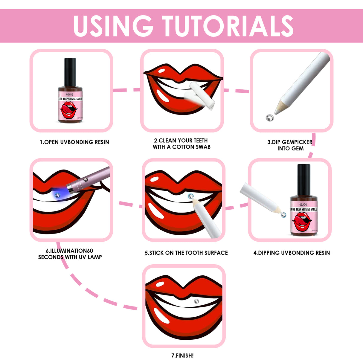 Teeth Gem Set, White Teeth Easy To Remove And Install Beautiful And Solid Gem Set - V.I.P Digital Presence