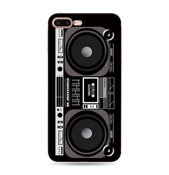 For iPhone 6S 7 7Plus 5 8 8Plus X XS Max SAMSUNG Retro Camera Cassette Tapes Boombox Calculator Keyboard Soft Phone Case Fundas - V.I.P Digital Presence