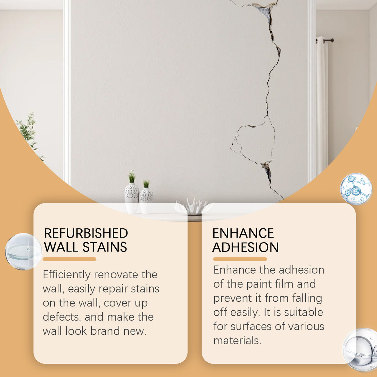 Wall Repair Kit Skinning Damaged Wall Holes Apply Refurbished Cover Waterproof Wall Repair Cream - V.I.P Digital Presence