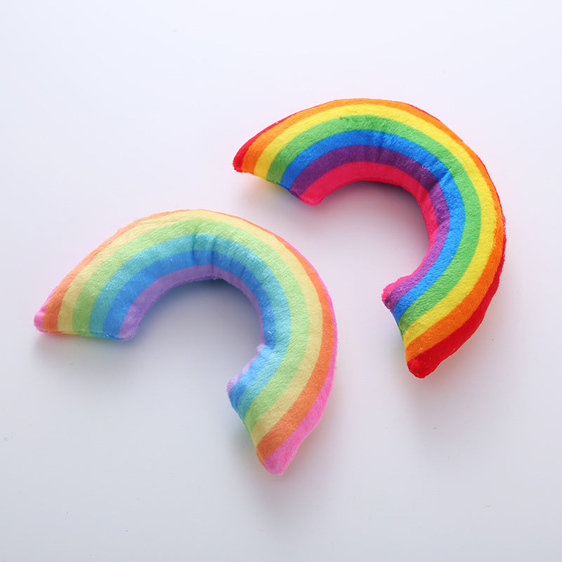 Pet Supplies Cat Toy Rainbow Bridge Pillow with Catnip and Cat Mint - V.I.P Digital Presence