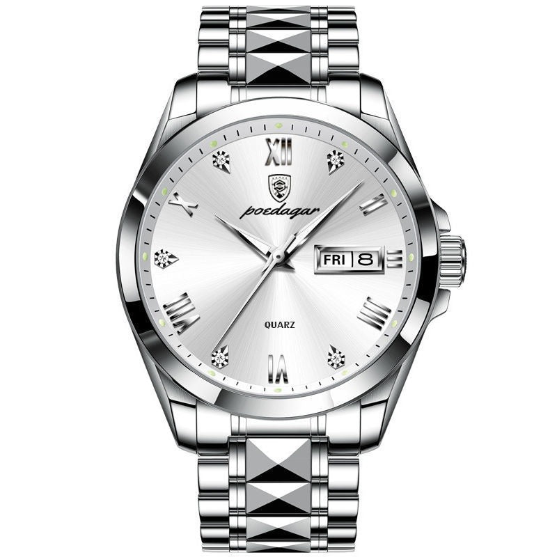 Swiss Waterproof Glow Double Calendar Men's Watch Glow Design Fashion Men's Watch - V.I.P Digital Presence