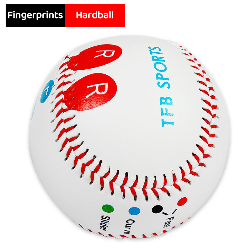 9 Inch Competition Training Baseball with Finger Placement Markers Games Practice Baseball Training Aid for Pitching - V.I.P Digital Presence