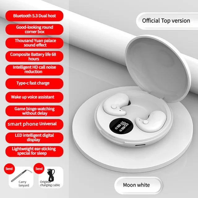 Y29 in ear cross-border new ultra-thin sleeping model with high sound quality and long battery life, Bluetooth 5.3 digital display - V.I.P Digital Presence