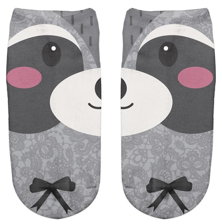 Thin 3D Digital Animal Printed Women's Socks Shallow Socks Adult Invisible Socks - V.I.P Digital Presence