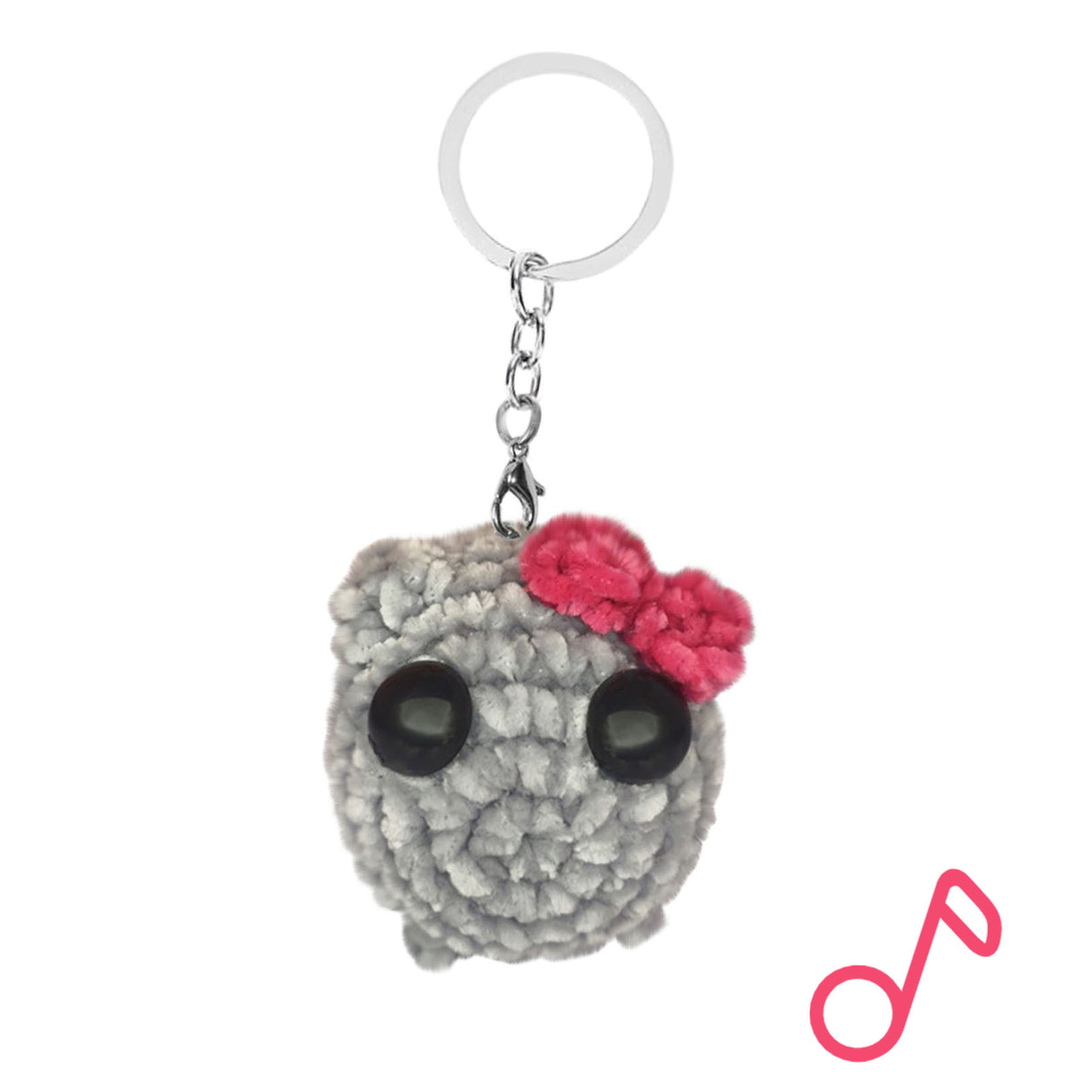 Chenille singing sad hamster keychain pendant Hamster emotional comfort doll - V.I.P Digital Presence