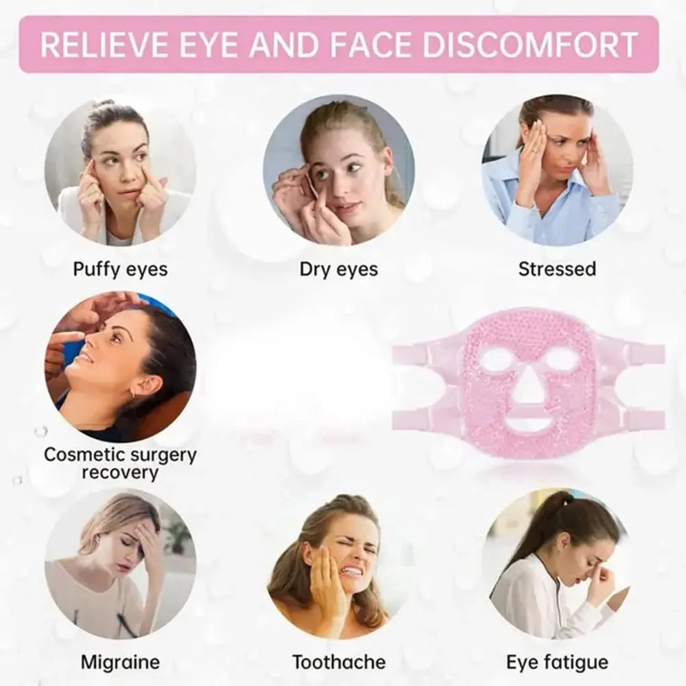 1pc full face massage ice compress can be used repeatedly - V.I.P Digital Presence