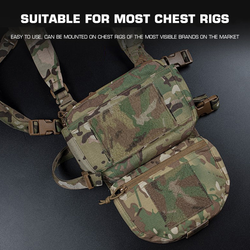 Tactical Hunting Vest with Drop Pouch, for Airsoft & CS, Outdoor Sports - V.I.P Digital Presence