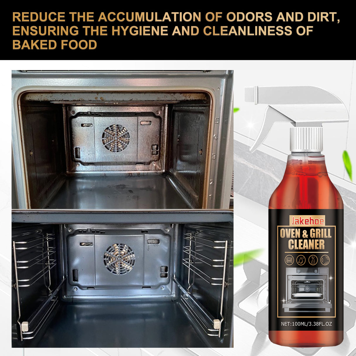 Oven & Grill Cleaner, Oven Grill Special Decontamination, Deodorization, Odor, Odor And Oil Remover - V.I.P Digital Presence