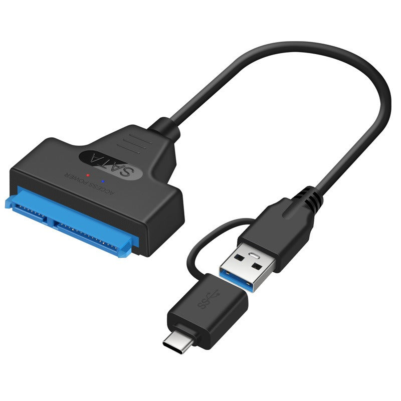 USB 3.0 USB C to SATA Easy Drive Cable Hard Disk Adapter Cable 2-in-1 Easy Drive Cable 50CM - V.I.P Digital Presence