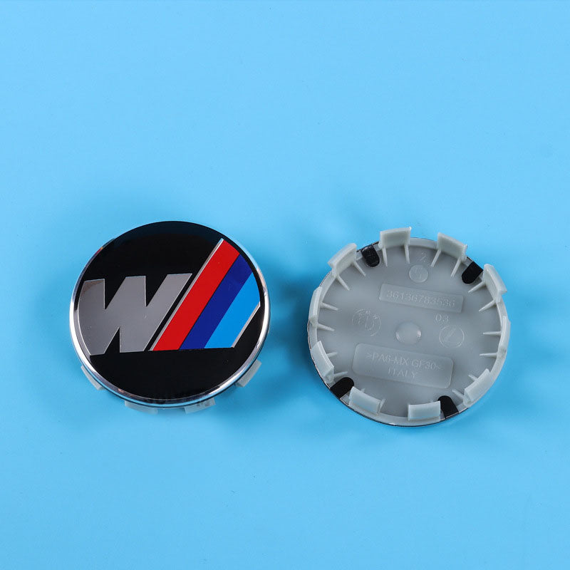 Suitable for BMW front and rear standard wheel hub covers 56/68mm 3 Series 5 Series X1X5X6M logo co branded center cover logo - V.I.P Digital Presence