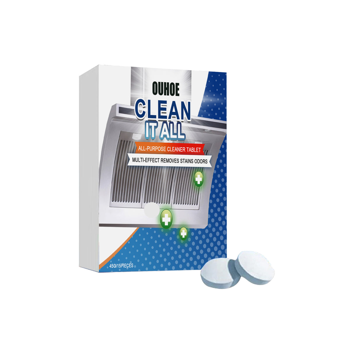 Ouhoe Kitchen Oil Cleaning Effervescent Tablet Household Kitchen Range Hood Oven Cleaning Effervescent Tablet - V.I.P Digital Presence