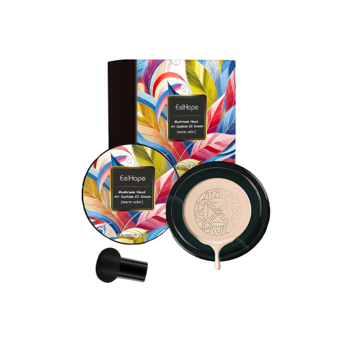 Mushroom Head Air Cushion Small Mushroom Air Cushion Easy To Apply Makeup Without Clogging Pores Moisturizing Natural Concealer - V.I.P Digital Presence