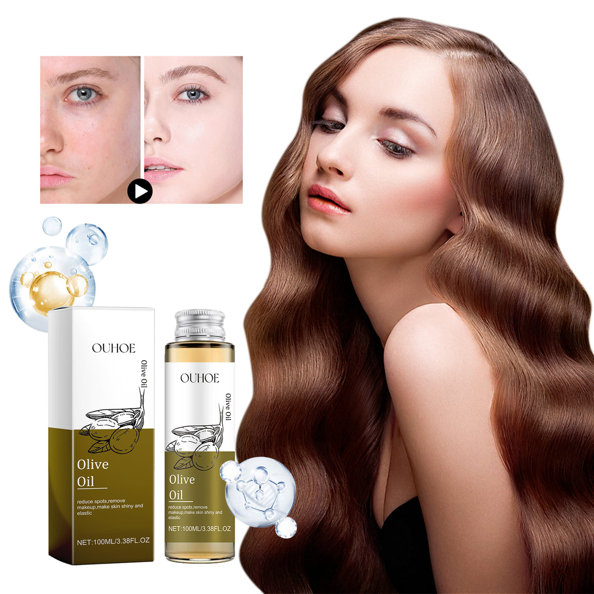 Olive Oil, Multi-Effect Massage Oil For Skin Whitening And Smoothing Hair - V.I.P Digital Presence