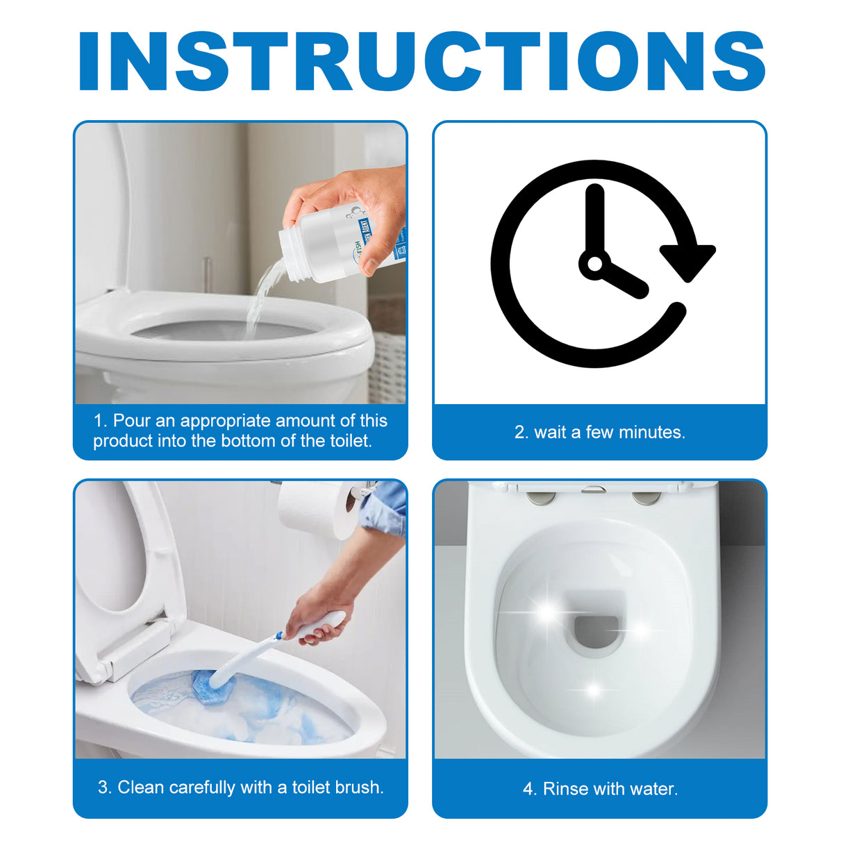 Toilet Reactive Oxygen, Toilet Decontamination Detergent Household Toilet Cleaner - V.I.P Digital Presence