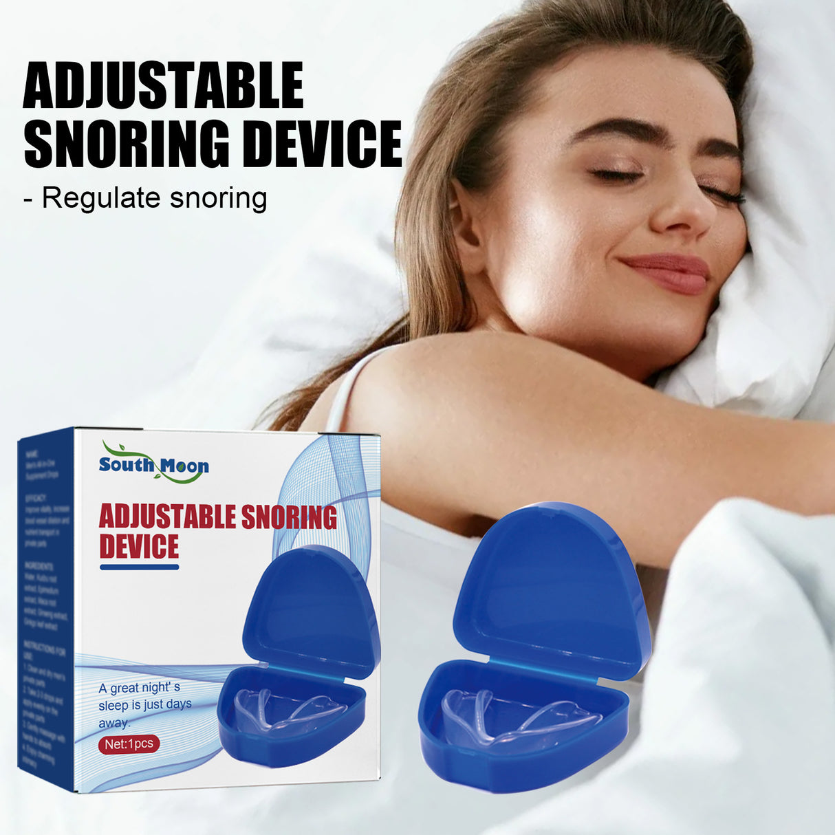 Adjustable Snoring Device, Correction At Night Help Sleep Cleaning Nasal Breathing Care Snore Stop Device - V.I.P Digital Presence