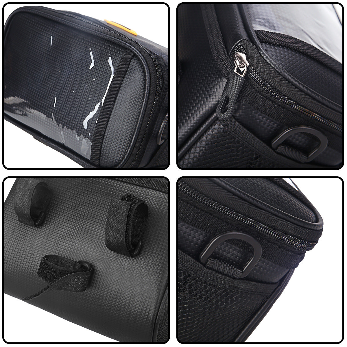 Folding Bicycle Handle Bag Large Capacity Waterproof Mountain Bike Front Bag Shoulder Bag Electric Vehicle Battery Bag