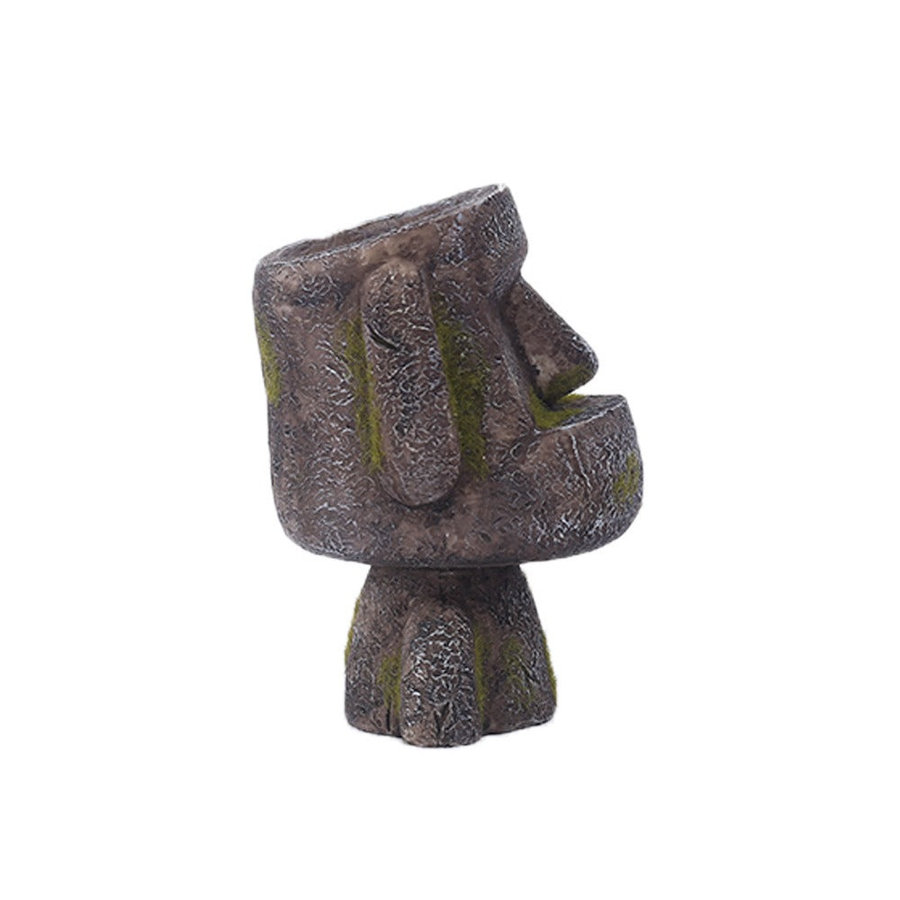 3D Resurrection Island Stone Statue Pen Holder Bathroom Storage Decoration Resin - V.I.P Digital Presence