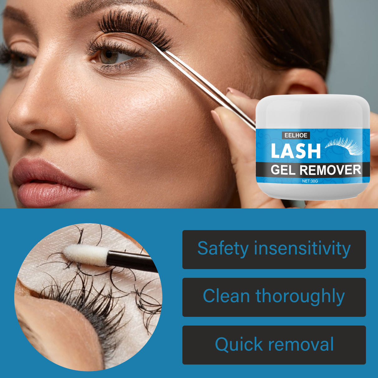 Mascara Remover, False Eyelash Grafting Eyelash Removing Glue Removing Cream - V.I.P Digital Presence