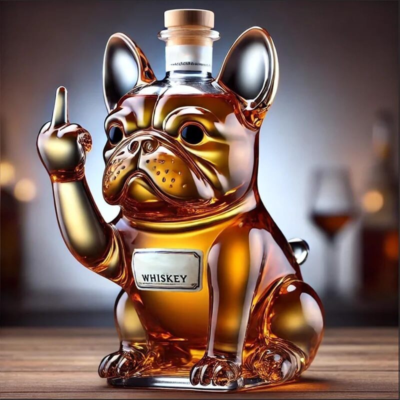 10Oz Funny Middle Finger Duck/Turtle/Dog Whisky Glass Decanter – Bar/Office/Home Decor. - V.I.P Digital Presence