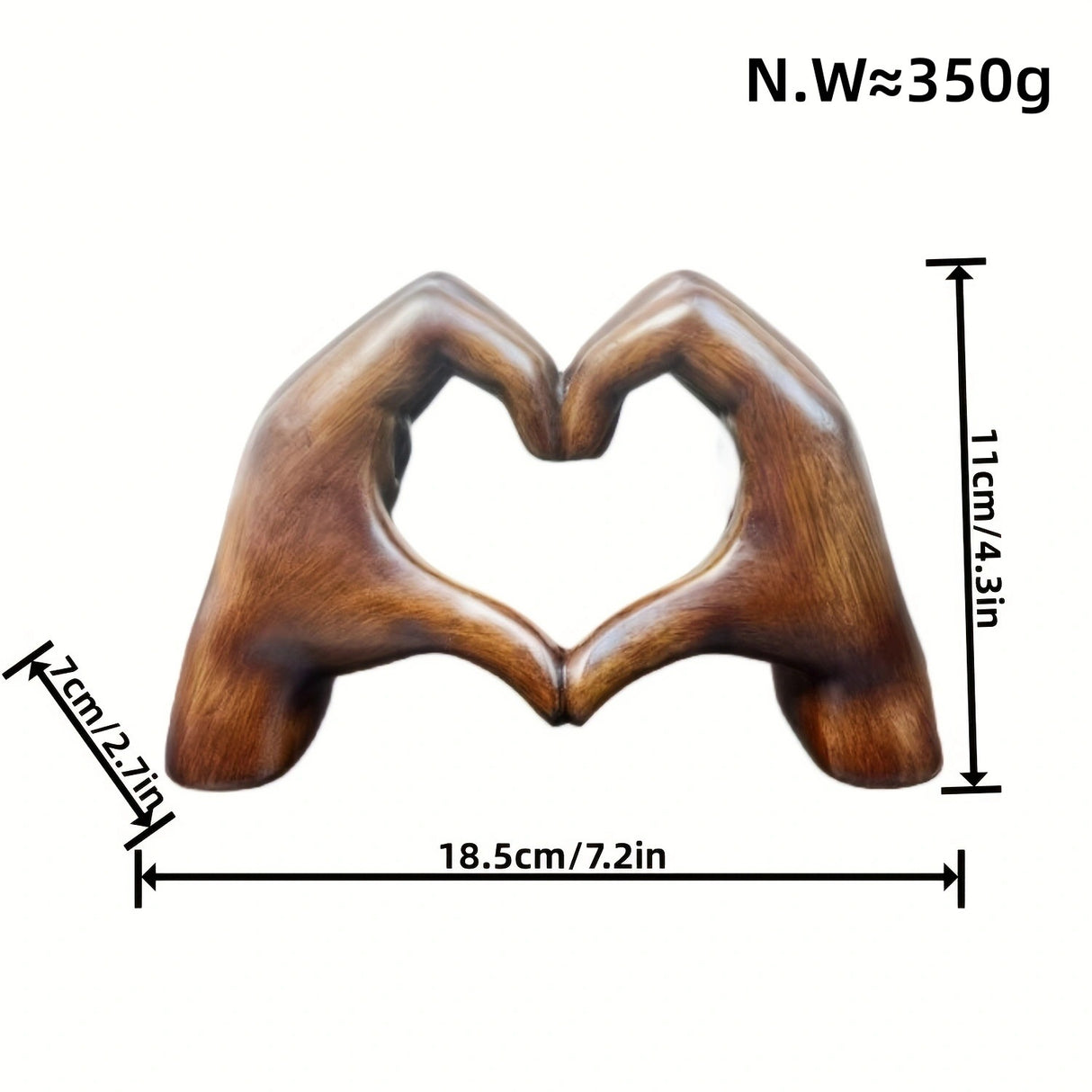 Internet celebrity graffiti, love gesture ornaments, home living rooms, offices, desktop exhibition halls, resin handicrafts, decorative products - V.I.P Digital Presence