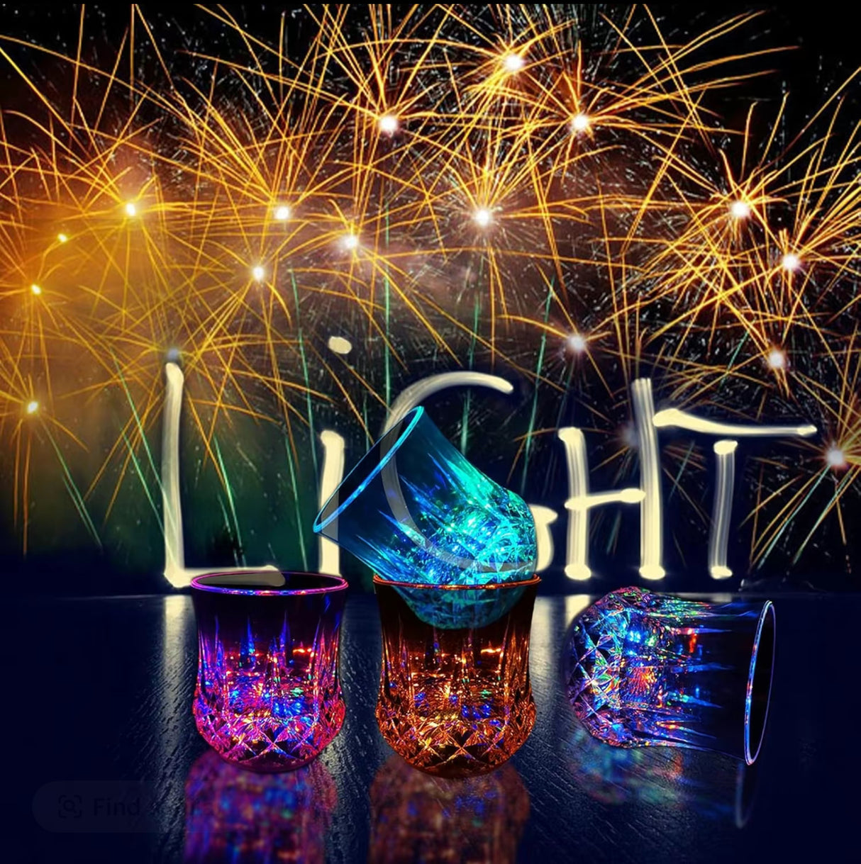 GlowSip Crystal Cups