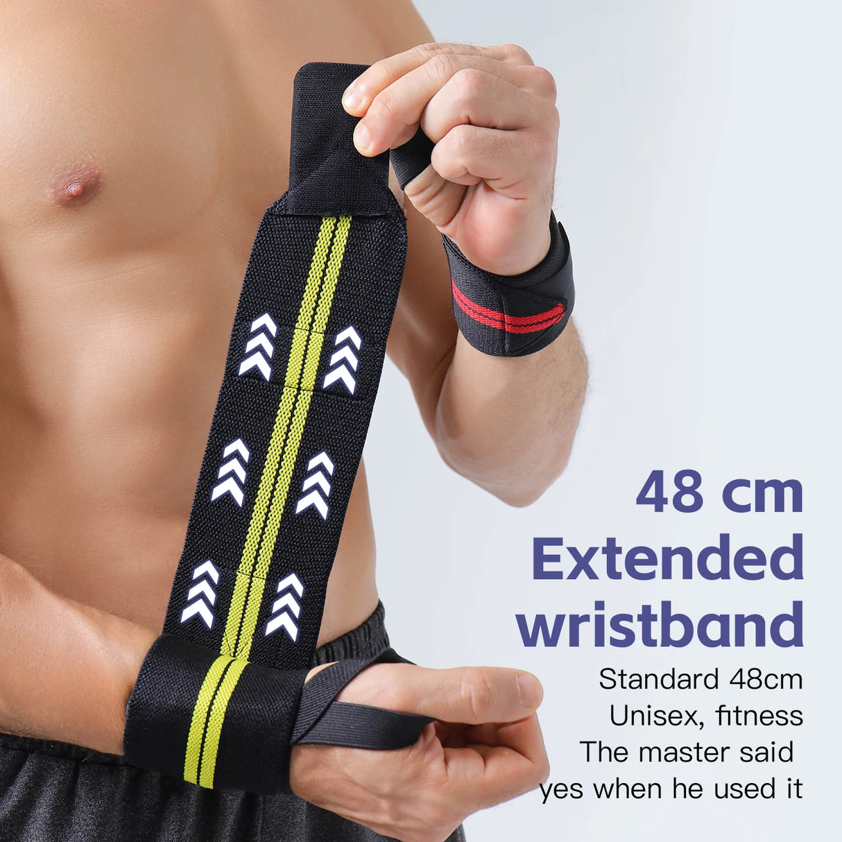 Fitness Strap Wrist Protector Sports Wrist Protector Joint Cover Elastic Bandage Power Band