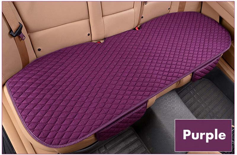 Flax Car Seat Cover Four Seasons Front Rear Linen Fabric Cushion Breathable Protector Mat Pad Auto accessories Universal Size - V.I.P Digital Presence