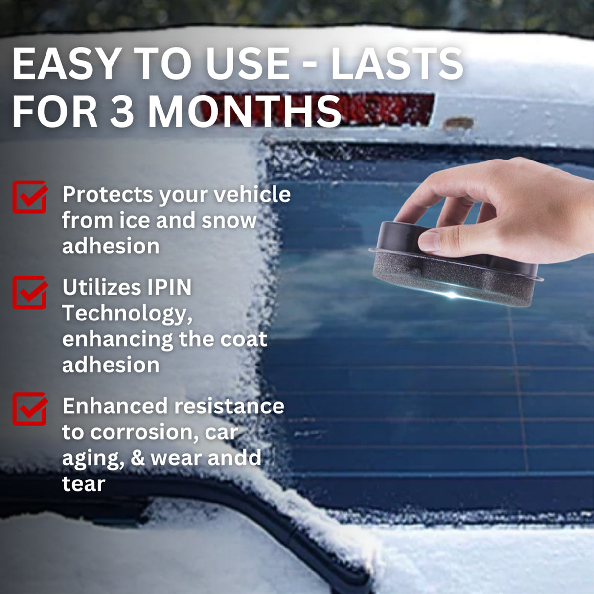 Sponge For Car Glass Hydrophobic Snow Defroster For Car Portable Deicing Cleaning Sponge - V.I.P Digital Presence