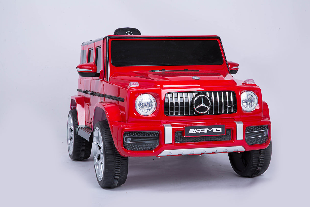 Mercedes Benz G63 Children's Electric Vehicle with Remote Control, 12V Spring Suspension, Safety Lock, and License - V.I.P Digital Presence