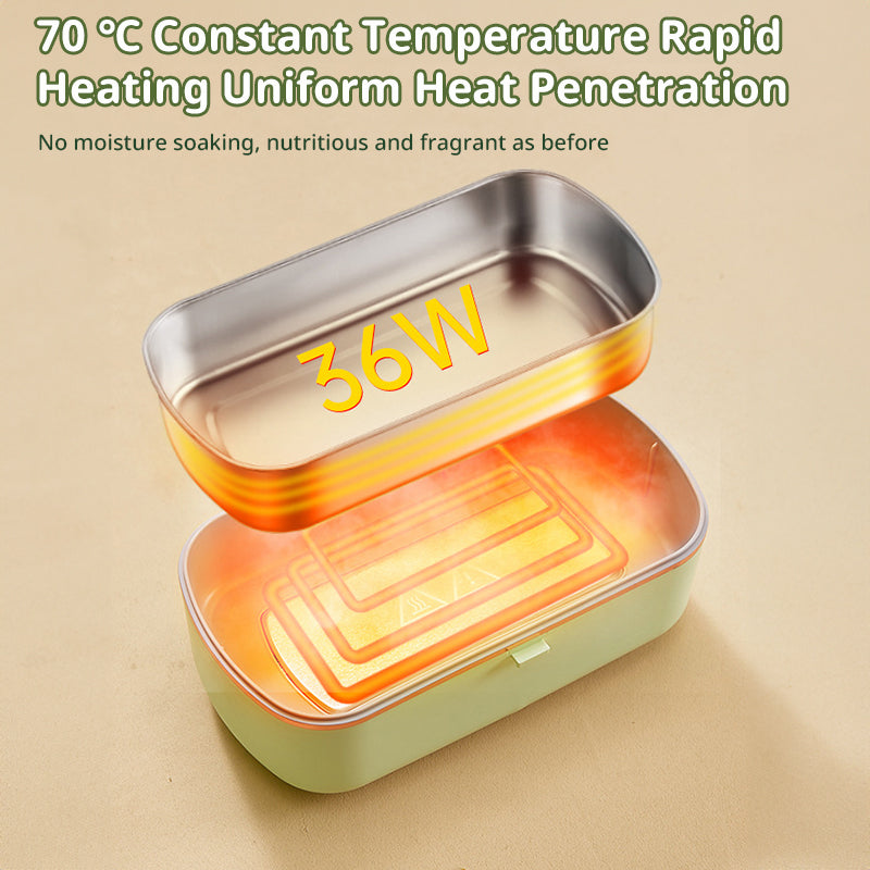 900ML Portable Electric Lunch Box for Office Workers. Self - heating, steaming, cooking, with heat preservation - V.I.P Digital Presence