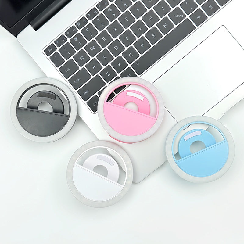 RK-12 Mobile Phone Fill Light Wholesale Live Beauty Selfie Lighting Round Flash Charging LED Fill Light - V.I.P Digital Presence